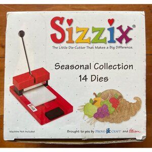 Sizzix Seasonal Collection 14 Dies For Creative Die-Cutting Crafts 38-0714